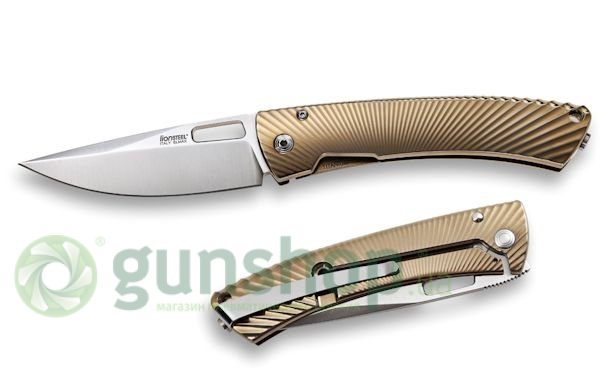 Нож Lionsteel TI.SPINE Gold SHINE Titanium Elmax